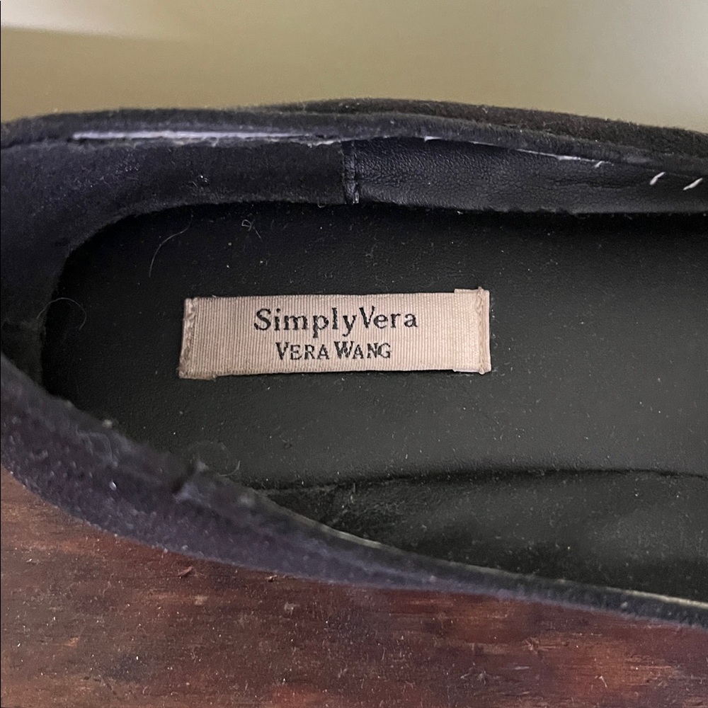 Simply Vera Vera Wang Black Jeweled Slip-On Loafers - Picture 5 of 10